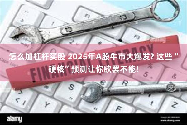 怎么加杠杆买股 2025年A股牛市大爆发? 这些“硬核”预测让你欲罢不能!